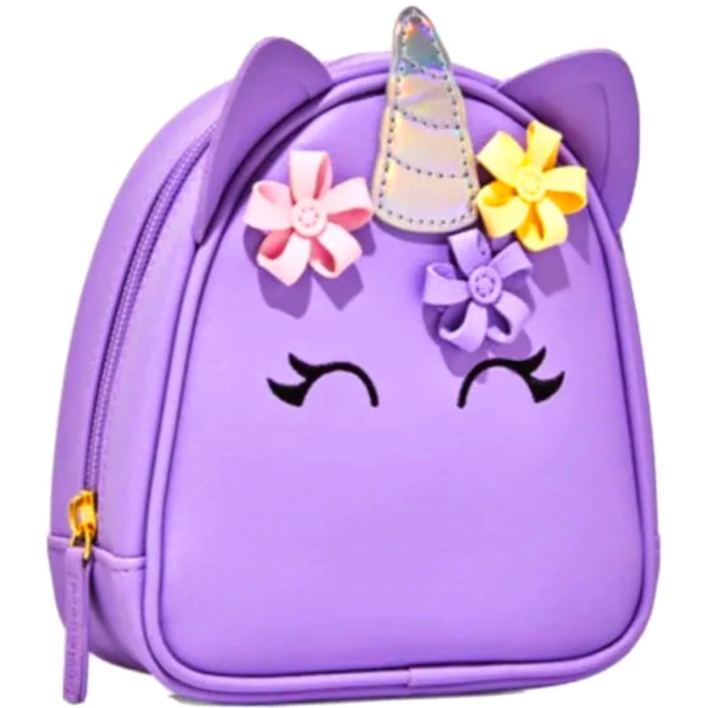 purple unicorn bag With Bts Stuff